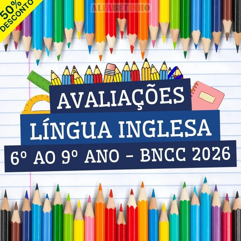 LÍNGUA INGLESA - AVALIAÇÕES - 6º AO 9º ANO - BNCC 2026