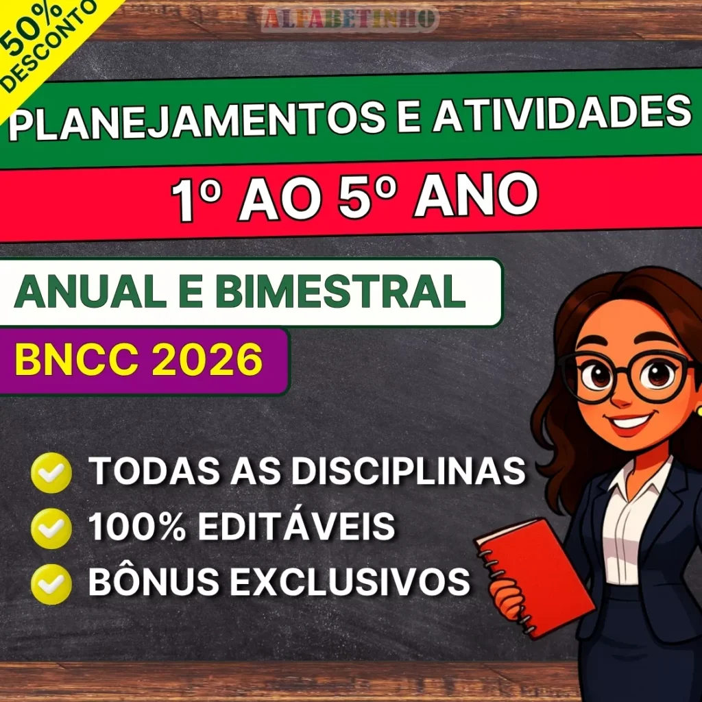 Planejamentos e Atividades - 1º ao 5º ano - BNCC 2026