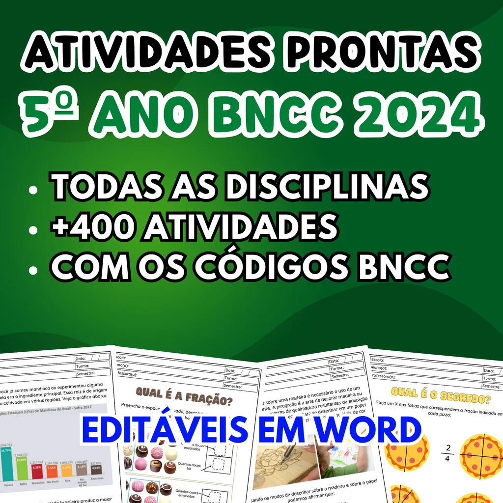 Atividades - 5º Ano Fundamental - BNCC 2024
